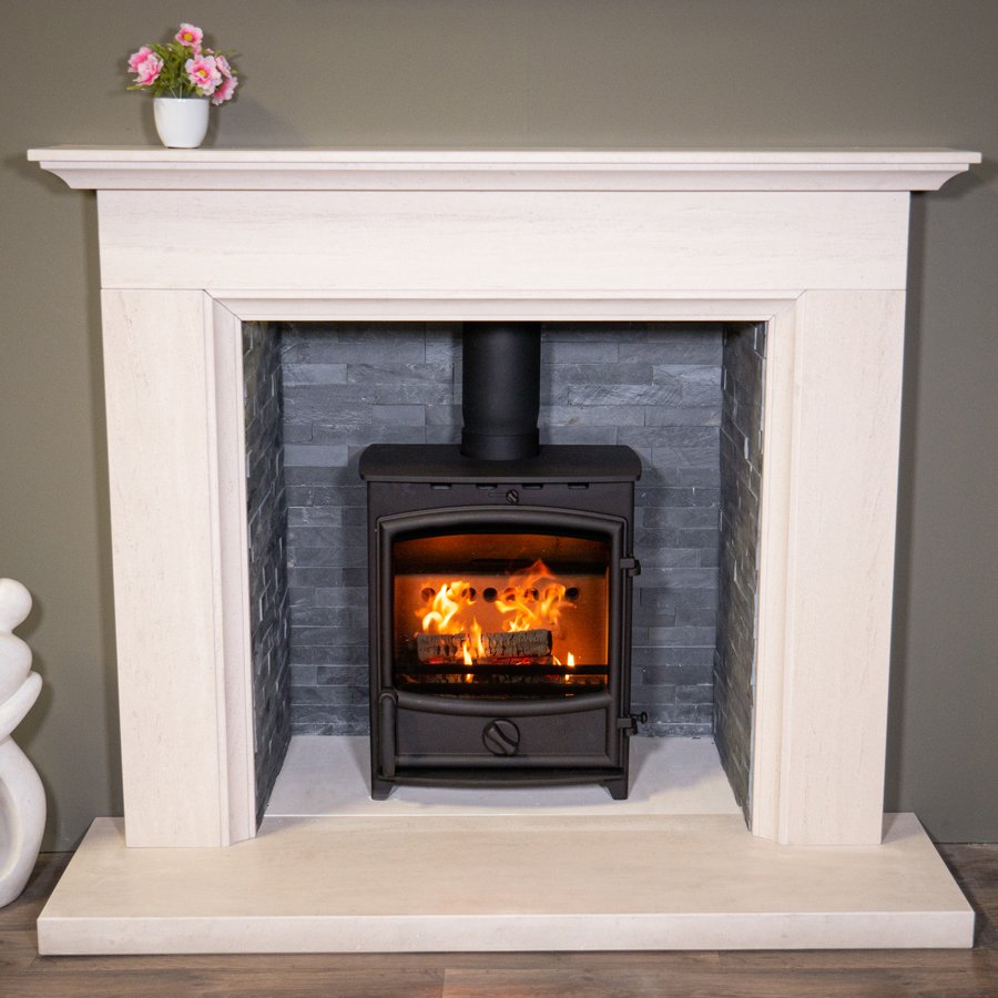 Fireline ExtraWide 5kW Stove with Square Door Multifuel Stoves