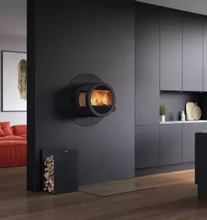 Nordpeis Me Wall Mounting Woodburner | Bradley Stoves Sussex