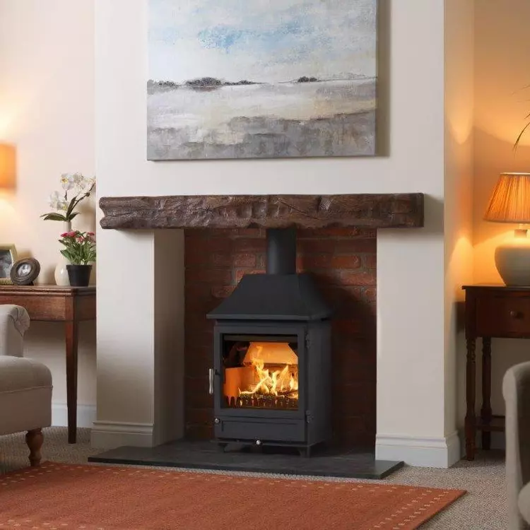 Charlton u0026 Jenrick Heritage HPV5 WIDE Multifuel Stoves | Bradley Stoves  Sussex