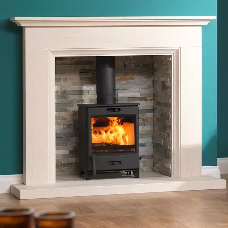Fireline 5kW Stove with Curved Door | Multifuel Stoves | Bradley Stoves  Sussex